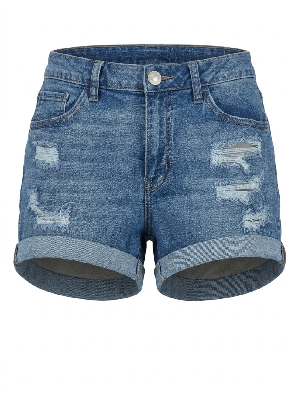 SO Distressed Rolled Hem Denim Short size 13